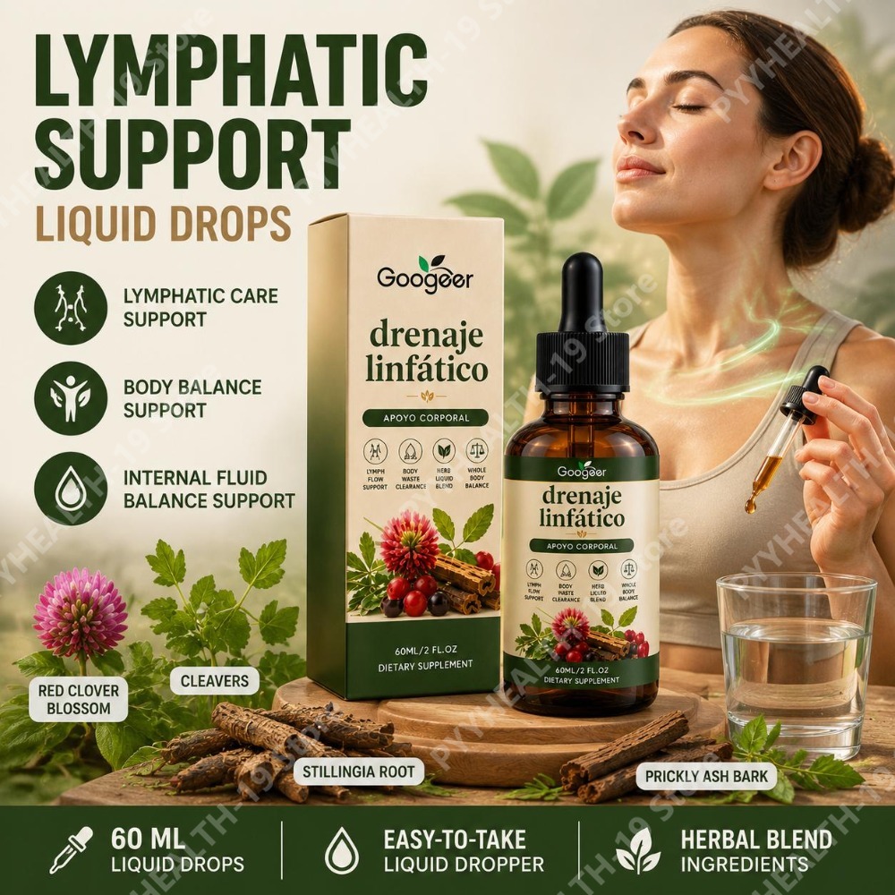 Herbal Wellness Blend - Googeer Lymphatic Support Liquid Drops with