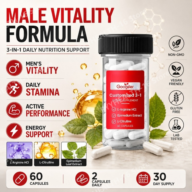 Herbal Wellness Blend - L-Arginine HCl with L-Citrulline and Epimedium