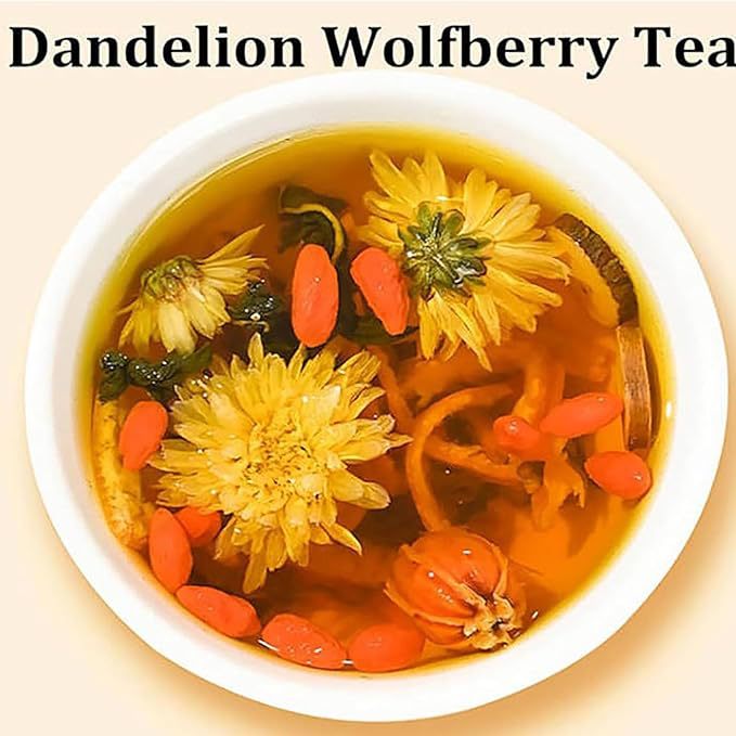 Dandelion Wolfberry Herbal Tea - Herbal Wellness Blend 评论和价格