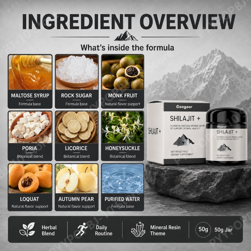 Shilajit+ Natural Mineral Resi - Herbal Wellness Blend 评论和价格
