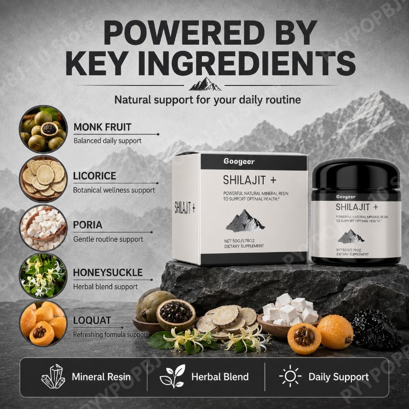 Shilajit+ Natural Mineral Resi - Herbal Wellness Blend 评论和价格