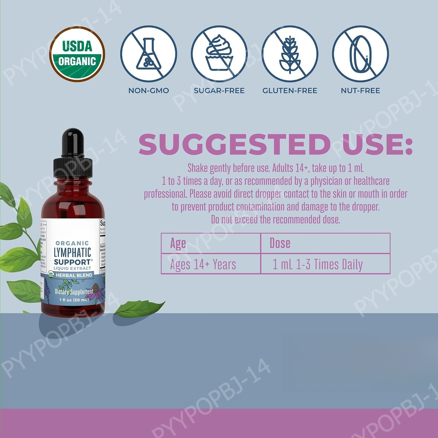 Organic Herbal Liquid Extract  - Herbal Wellness Blend 评论和价格